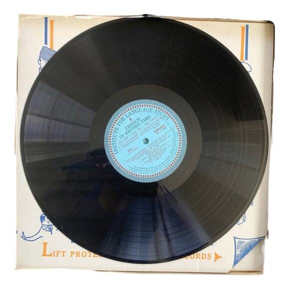 Learn French In Record Time 2x12" LP Hi Fidelity 1958 Columbia MINT No Book - Picture 10 of 12